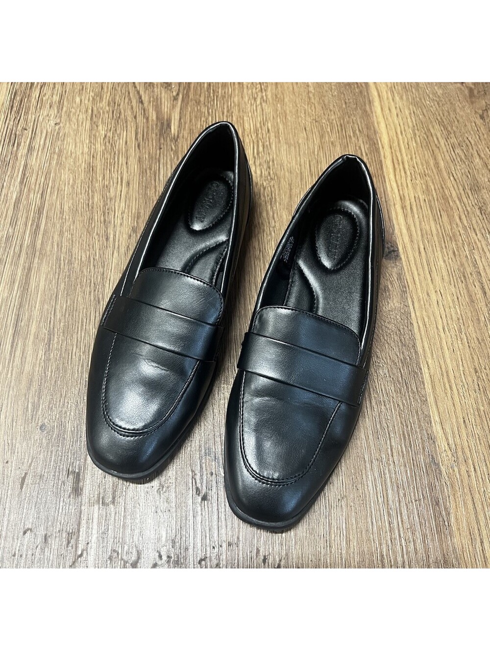 Old Navy Womens Black City Loafer Slip On Dress Shoes Size 6